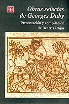Obras selectas de Georges Duby
