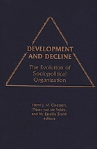 Development and decline : the evolution of sociopolitical organization