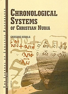 Chronological systems of Christian Nubia