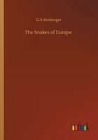 The snakes of Europe