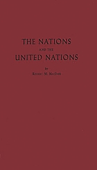 The nations and the United Nations