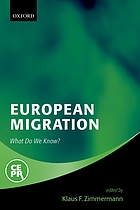 European migration : what do we know?
