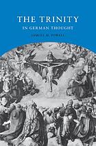 The Trinity in German thought