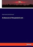 A discourse of the pastoral care