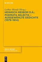 Poemata selecta : ausgewählte Gedichte (1579-1614)