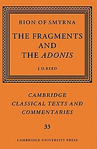 Bion of Smyrna : the fragments and the Adonis