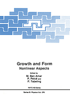 Growth and form : nonlinear aspects