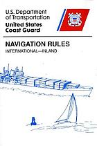 Navigation rules : international-inland