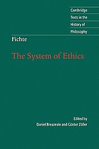 Das System der Sittenlehre nach den Prinzipien der Wissenschaftslehre (1798)