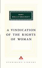 A vindication of the rights of woman