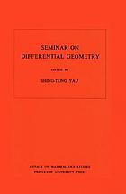 Seminar on differential geometry