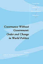 Governance without government : order and change in world politics