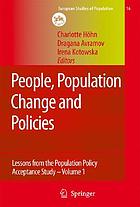 People, population change and policies