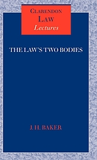 The law's two bodies : some evidential problems in English legal history
