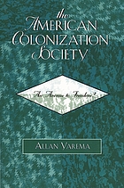 The American Colonization Society : an avenue to freedom