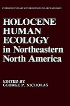 Holocene human ecology in northeastern North America
