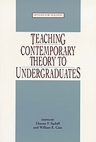 Teaching contemporary theory to undergraduates