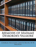 Memoirs of Madame Desbordes-Valmore