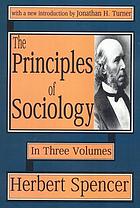 The principles of sociology