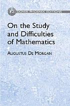 On the study and difficulties of mathematics