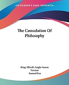 King Alfred's Anglo-Saxon version of Boethius De consolatione philosophiae : with a literal English translation