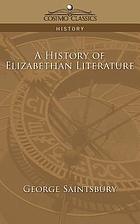 A history of Elizabethan literature