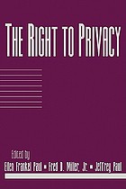 The right to privacy