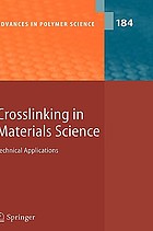 Crosslinking in materials science