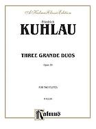 3 grands duos : opus 39, for two flutes