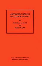 Arithmetic moduli of elliptic curves