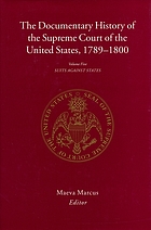 The Documentary history of the Supreme Court of the United States, 1789-1800