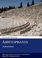 Aristophanis Acharnenses cum prolegomenis et commentariis