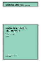 Evaluation findings that surprise