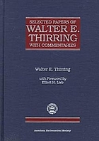Selected papers of Walter E. Thirring with commentaries