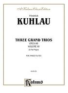 Trois trios, op. 13, pour trois flûtes