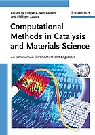 Computational methods in catalysis and materials science