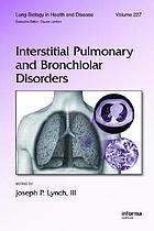 Interstitial pulmonary and bronchiolar disorders