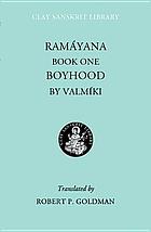 Rāmāyaṇa. Book one, Boyhood
