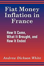 Fiat money inflation in France