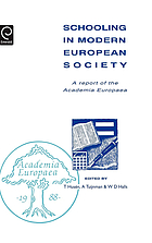 Schooling in modern European society : a report of the Academia Europaea