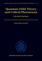 Quantum field theory and critical phenomena