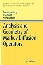 Analysis and geometry of markov diffusion operators