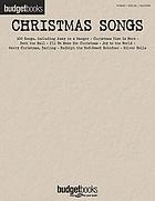 Christmas songs : piano, vocal guitar