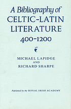 A bibliography of Celtic-Latin literature, 400-1200