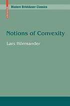 Notions of convexity