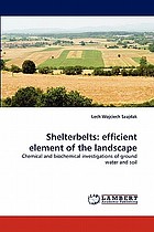 Shelterbelts : efficient element of the landscape ; chemical and biochemical investigations of ground water and soil