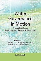 Water governance in motion : towards socially and environmentally sustainable water laws