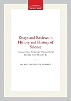 Essays and reviews in history and history of science