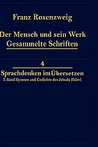 Der Mensch und sein Werk : gesammelte Schriften