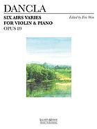 Six airs variés : for the violin with piano accompaniment. First series : op. 89
